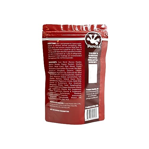 Pangea Fruit Mix Apricot Complete Crested Gecko Food 2 oz