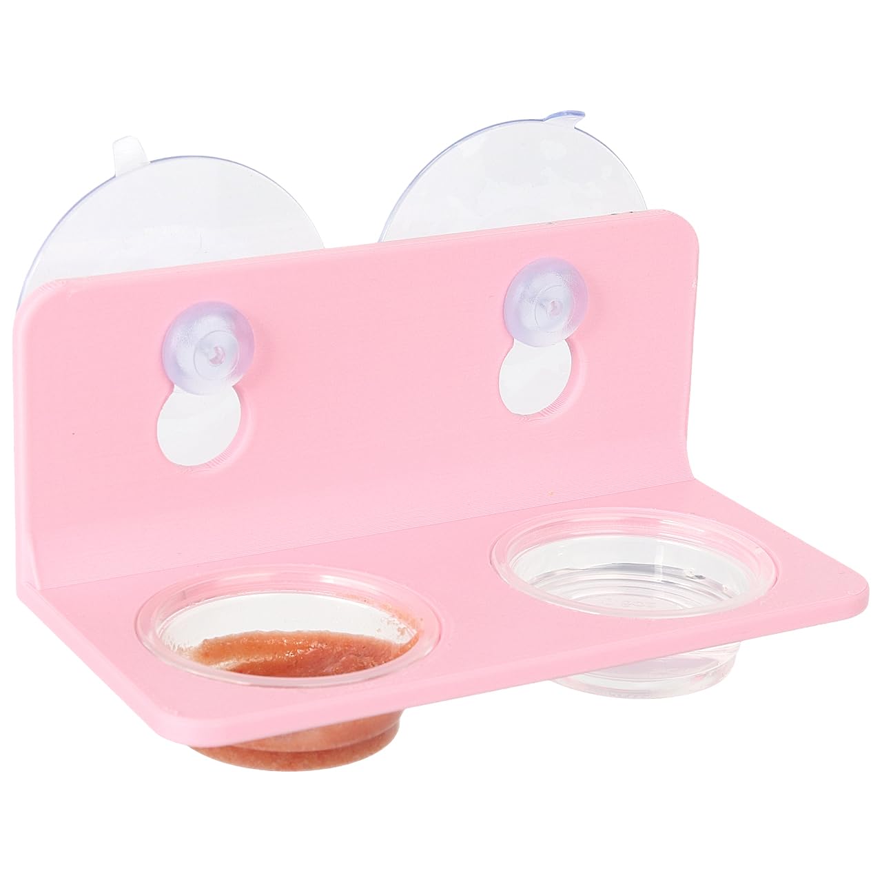 Crested Gecko Feeding Ledge with 10PCS Gecko Food Water Dish - Purple