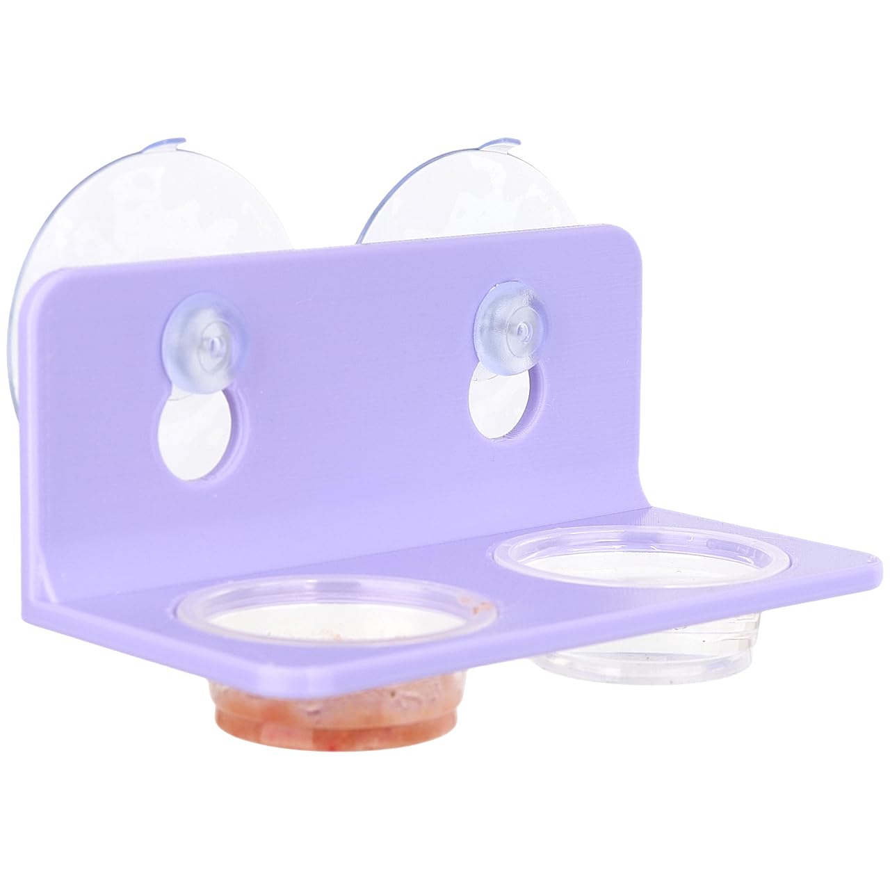 Crested Gecko Feeding Ledge with 10PCS Gecko Food Water Dish - Purple