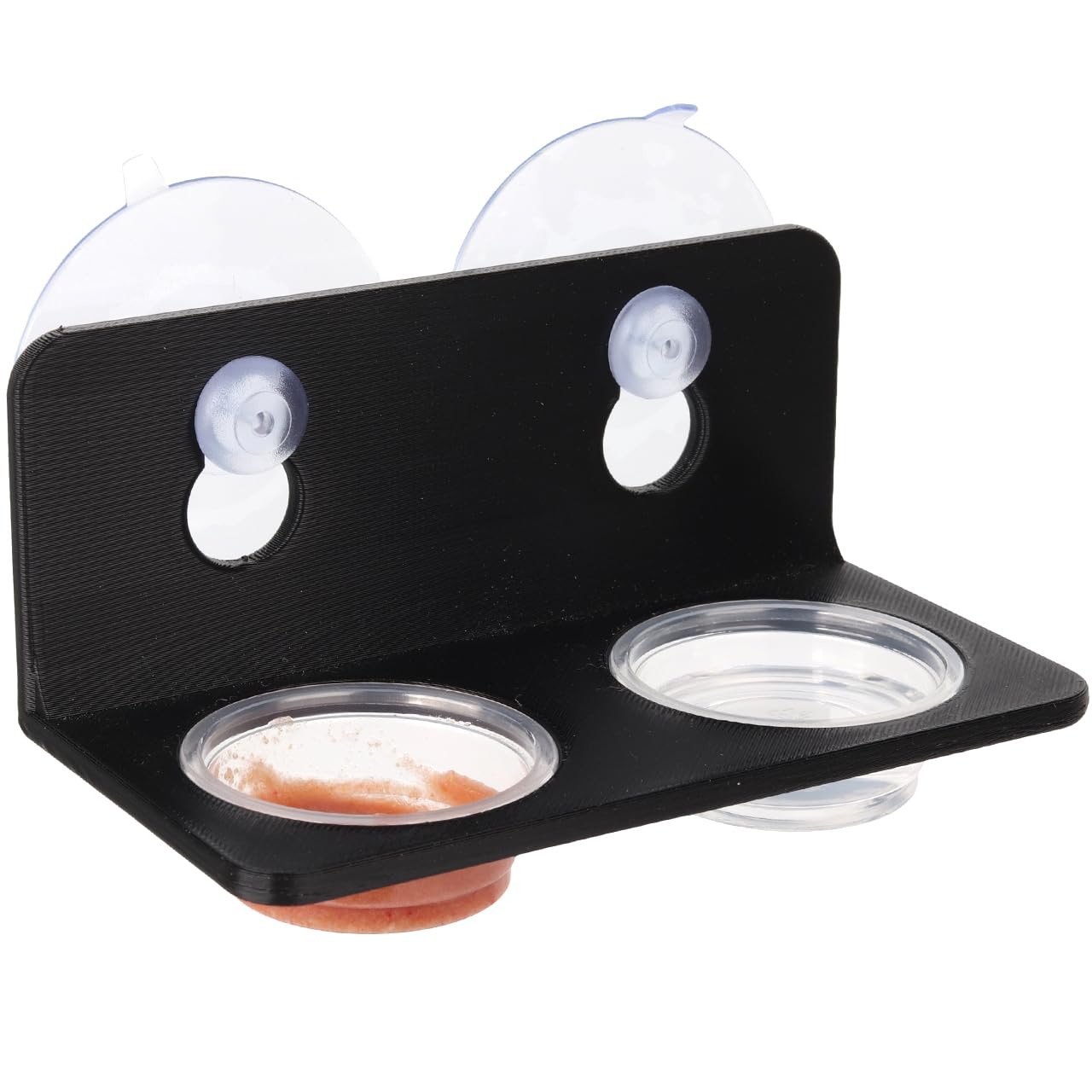 Crested Gecko Feeding Ledge with 10PCS Gecko Food Water Dish - Purple