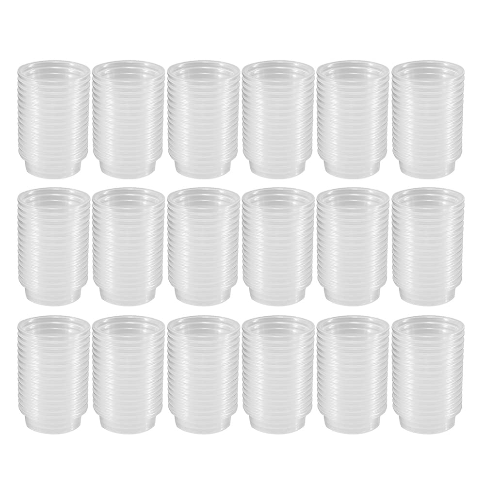 100 pcs 0.5oz Crested Gecko Food and Water Feeding Cups, Reptile Feeder Bowls, for Lizard and Other Small Pet Ledge Accessories Supplies
