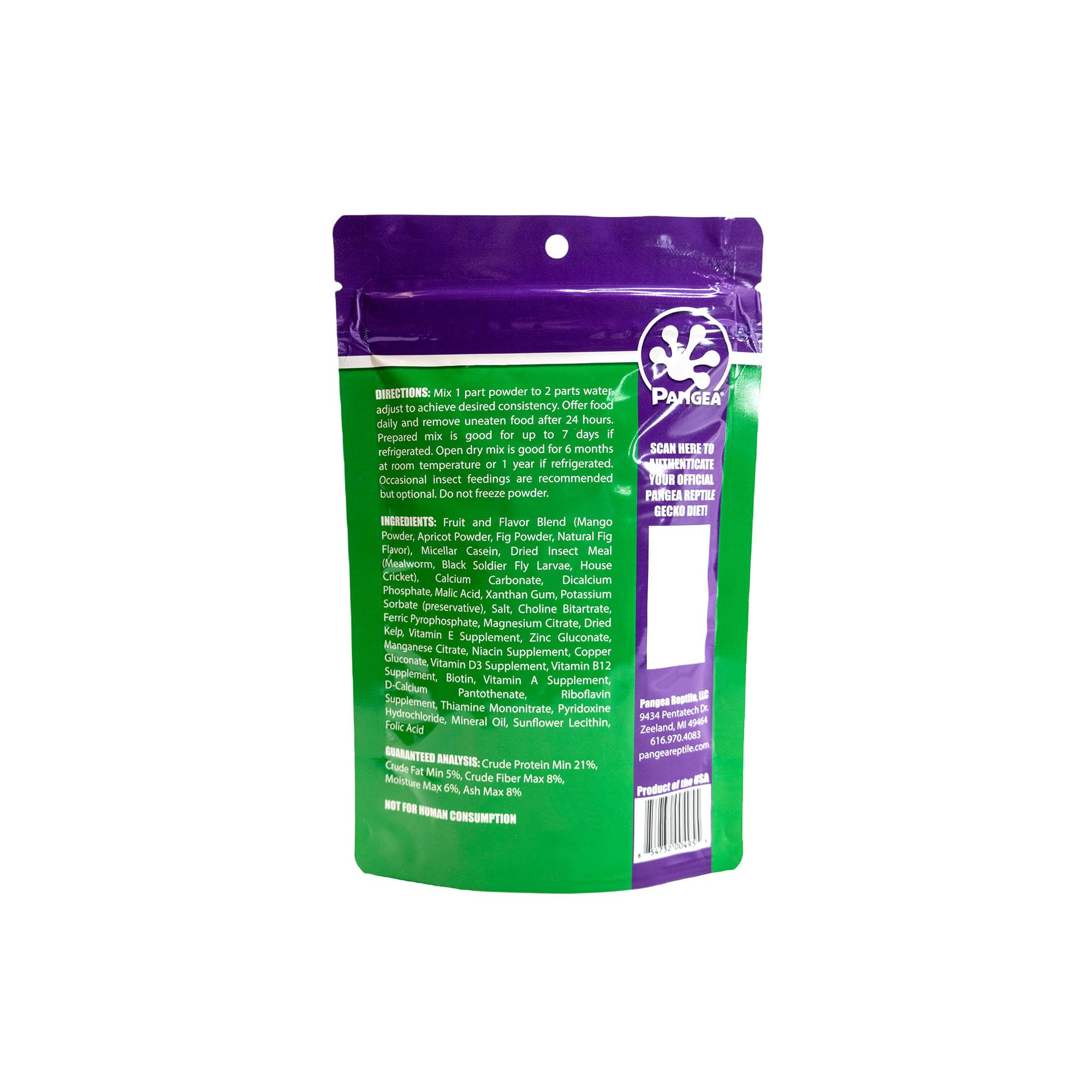 Pangea Fruit Mix Apricot Complete Crested Gecko Food 2 oz