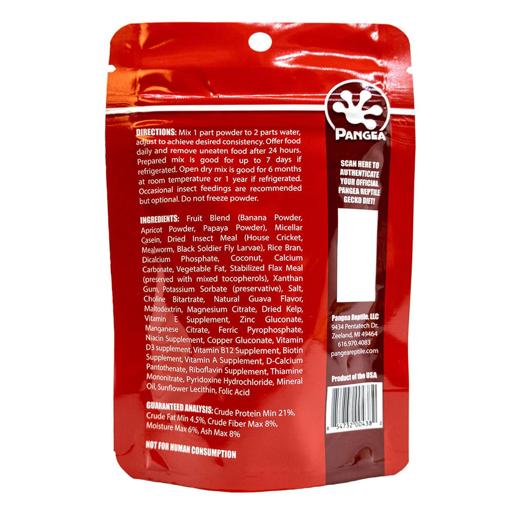 Pangea Fruit Mix Apricot Complete Crested Gecko Food 2 oz