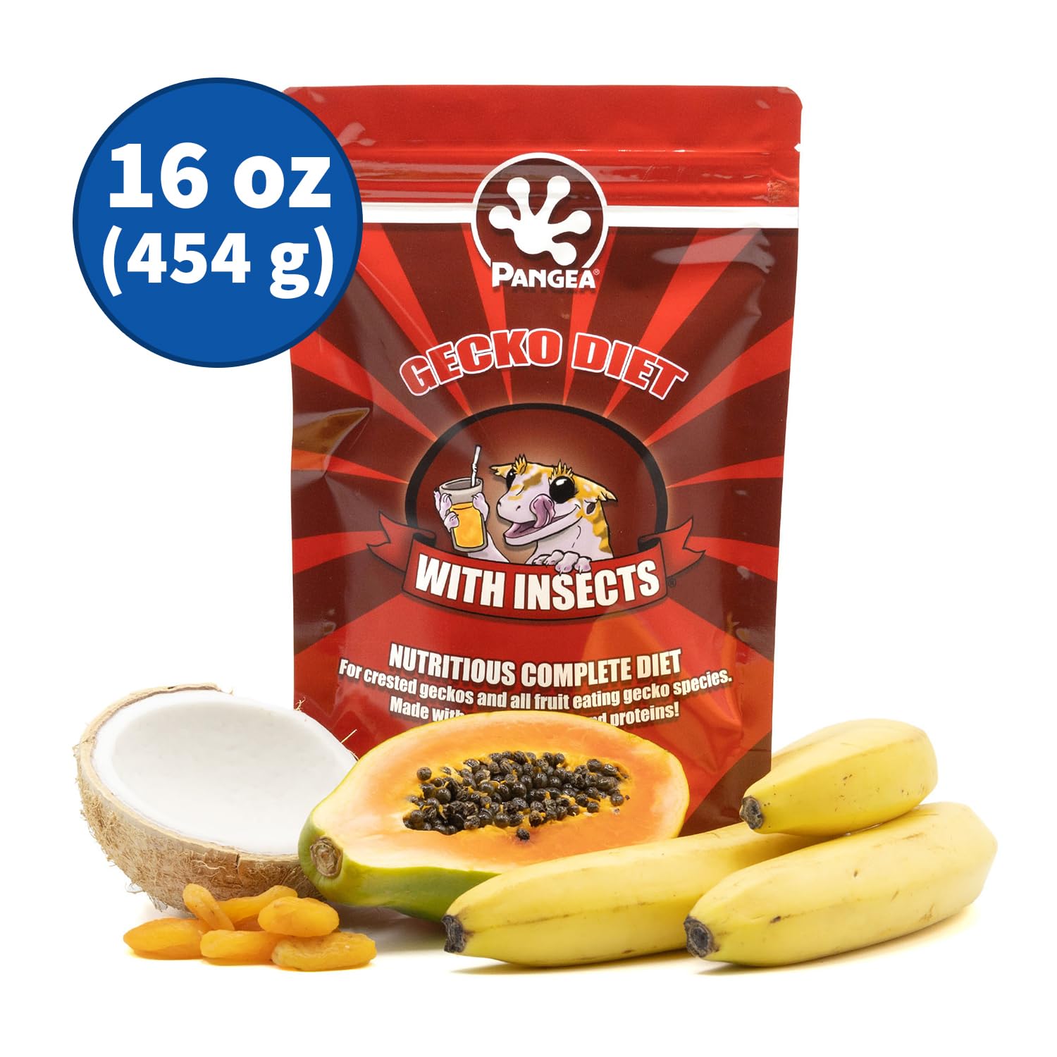 Pangea Fruit Mix Apricot Complete Crested Gecko Food 2 oz
