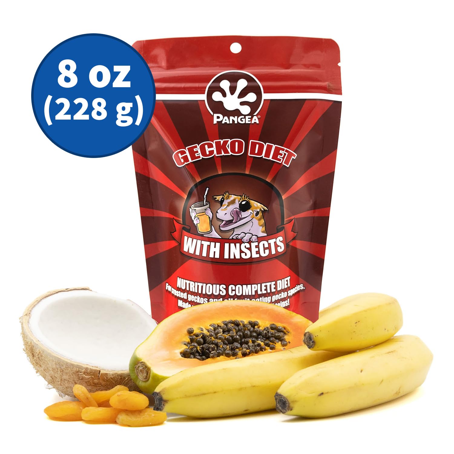 Pangea Fruit Mix Apricot Complete Crested Gecko Food 2 oz