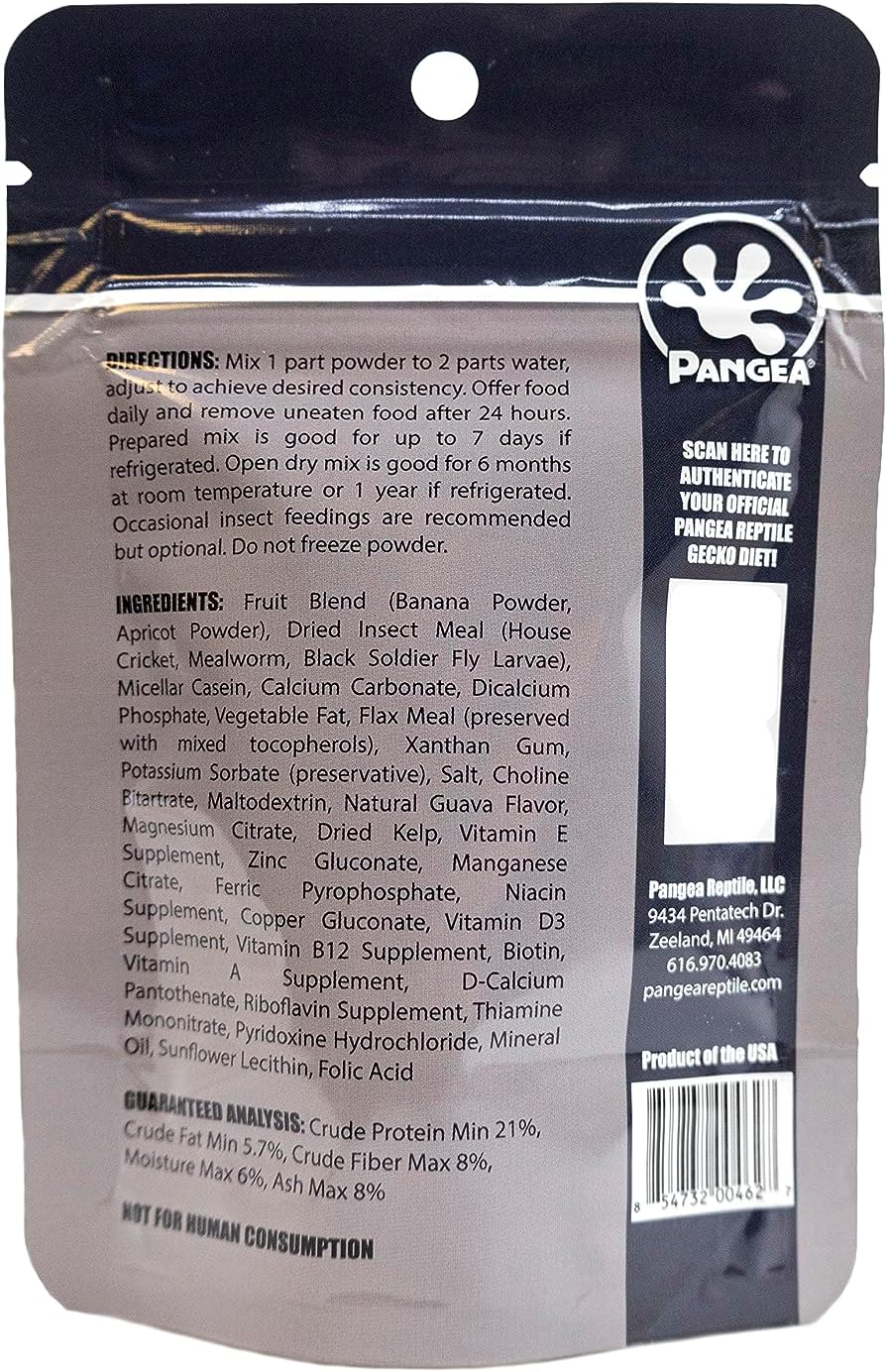 Pangea Gecko Diet Fruit w/Insects & Breeding Bundle - 2oz Fruit & Insects and Breeding Formula
