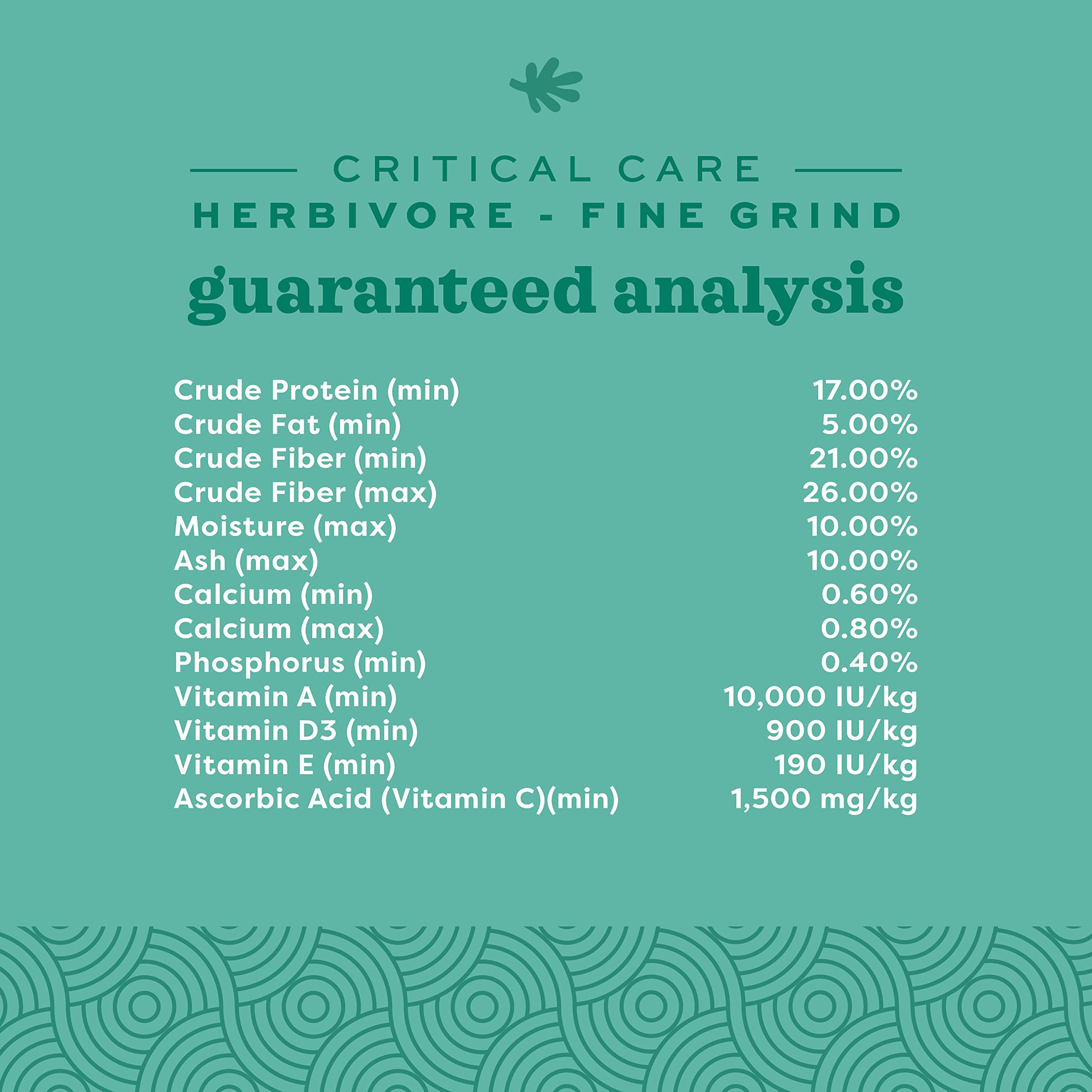 Oxbow Critical Care Herbivore, Emergency Guinea Pig Food, Rabbit Food for Recovery, Natural Apple Banana Flavor, Critical Care for Guinea Pig Emergency Kit, Made in USA, 141 Grams