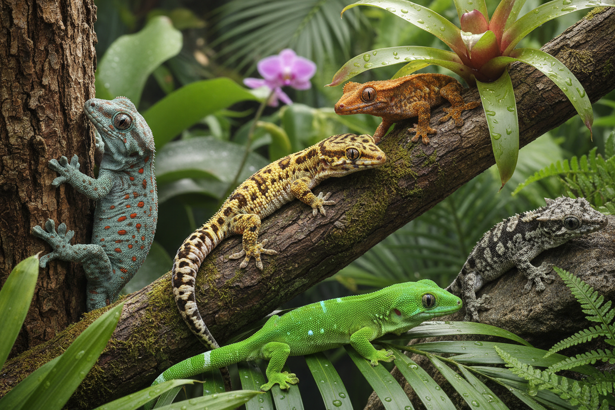 Multiple Types of Geckos